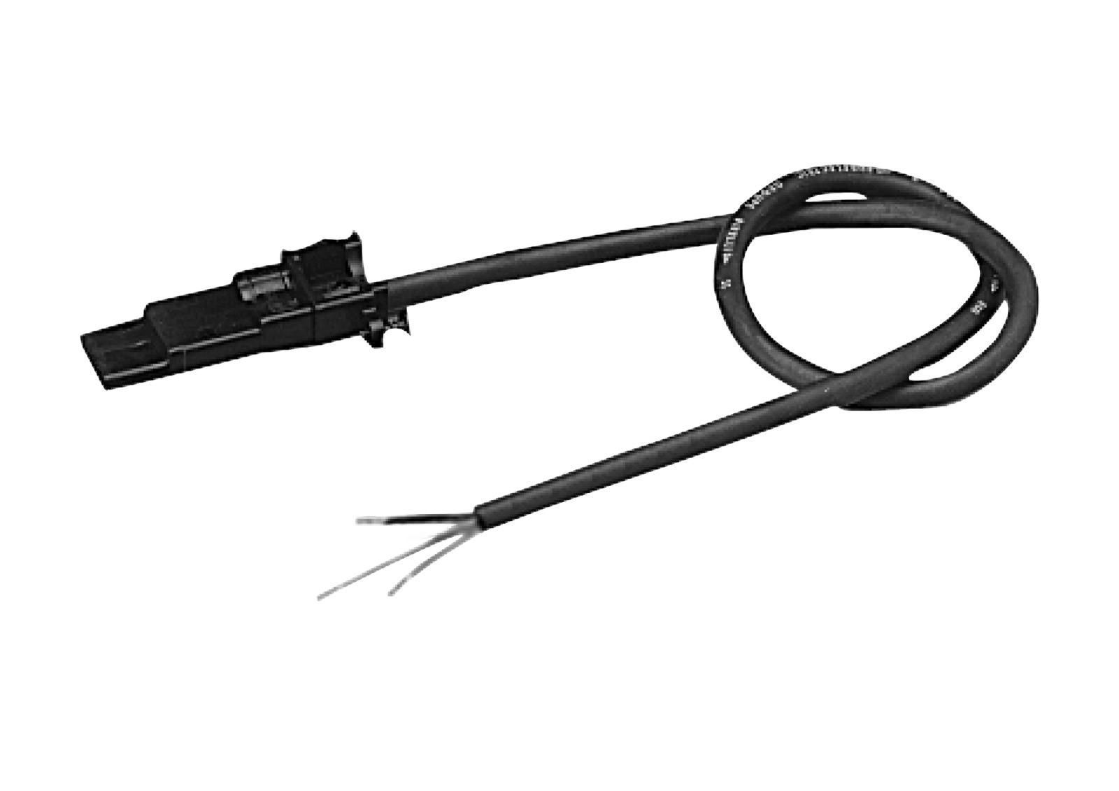 Somfy io / RTS Anschlusskabel (3-adrig) mit HiPro-Antriebsstecker, 1 m schwarz
