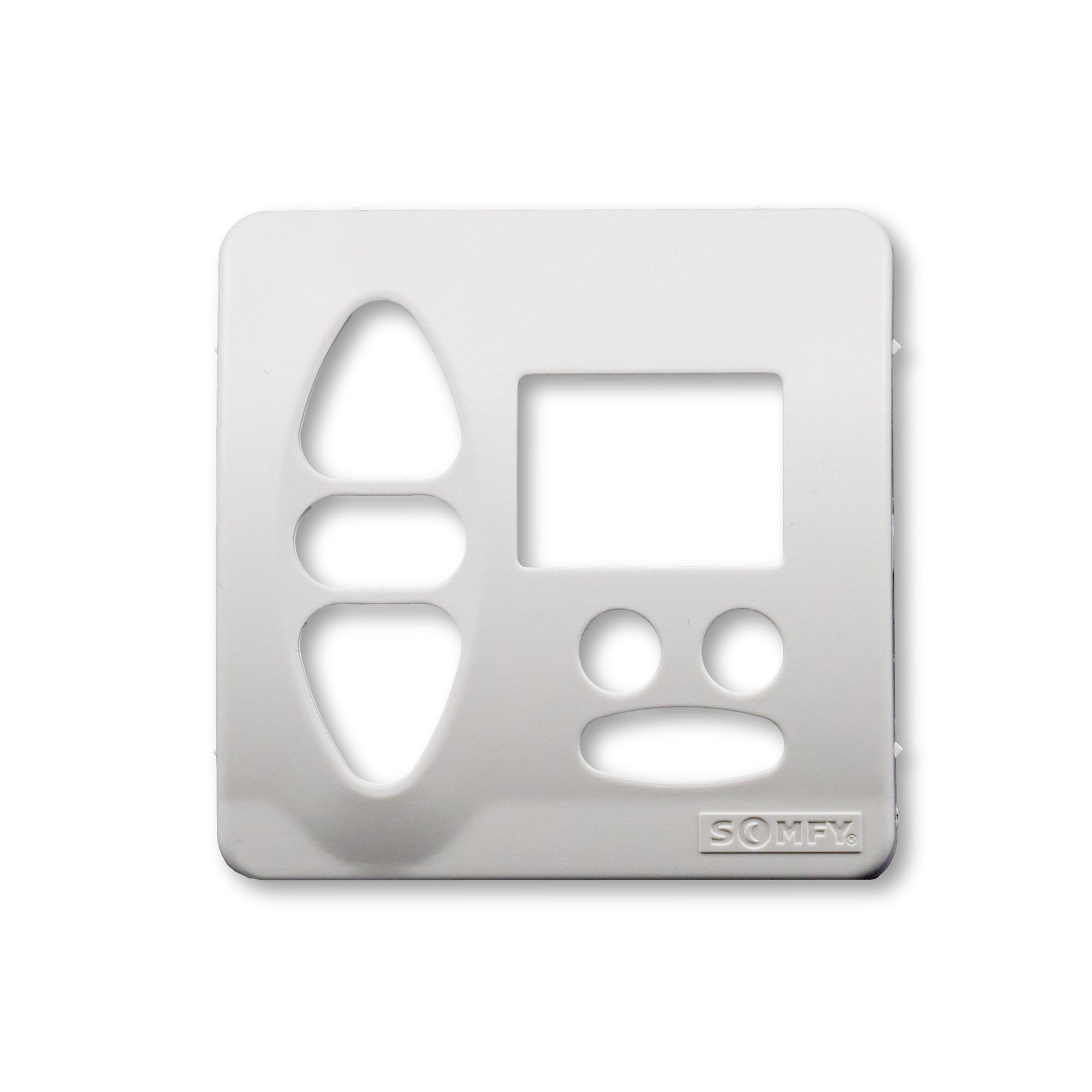 Somfy Abdeckplatte für Chronis Uno Smart / Easy - A-CD, alpinweiß / polarweiß matt