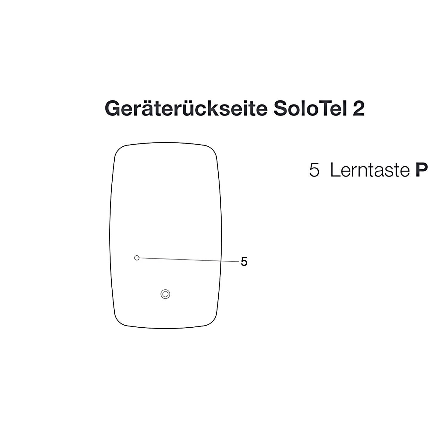 elero SoloTel 2, Wand-/ Handsender, Silber