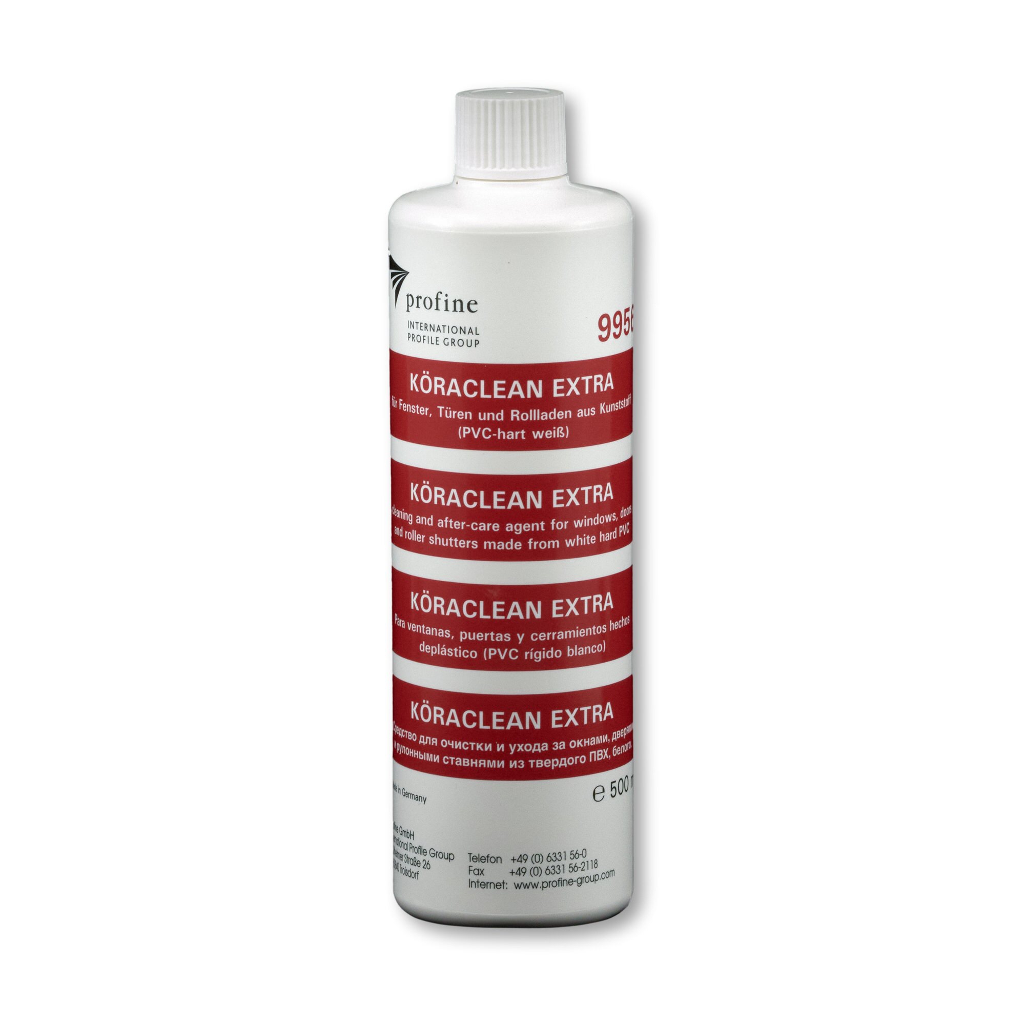 profine Köraclean Extra (RP200) Kunststoff Reiniger weiß 500ml