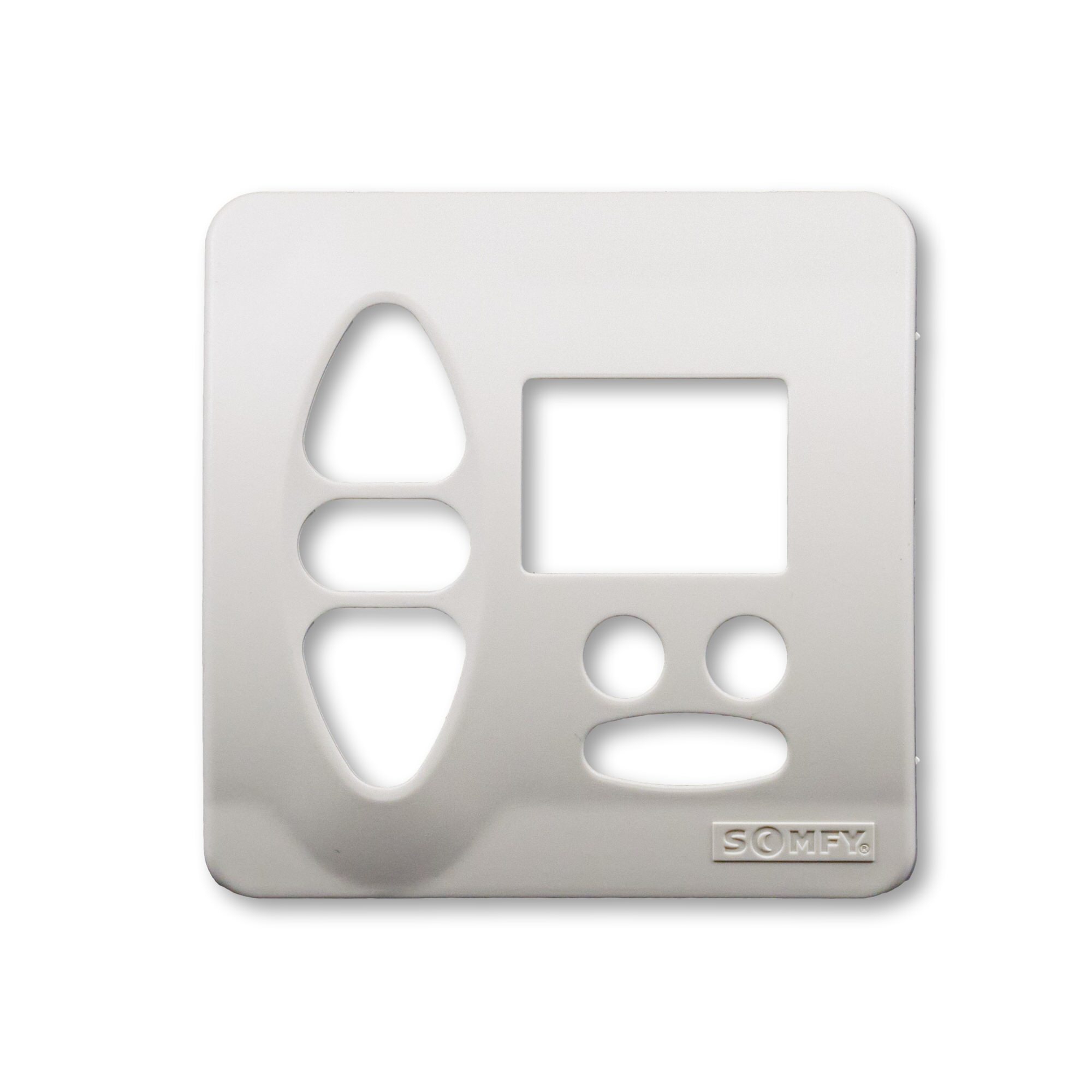 Somfy Abdeckplatte für Chronis Uno Smart / Easy - A-LS, cremeweiß matt