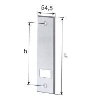 Selve Deckplatte für Einlass-Gurtwickler, Lochabstand 260 mm, weiß