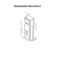 elero MonoTel 2, 1-Kanal Handsender, Titangrau